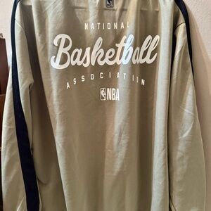 NBA Basketball Lightweight Men’s Jacket (Olive Green)